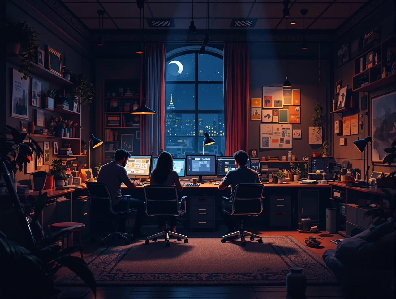 黄豆漫剧品牌故事 - 创作团队的温暖工作室